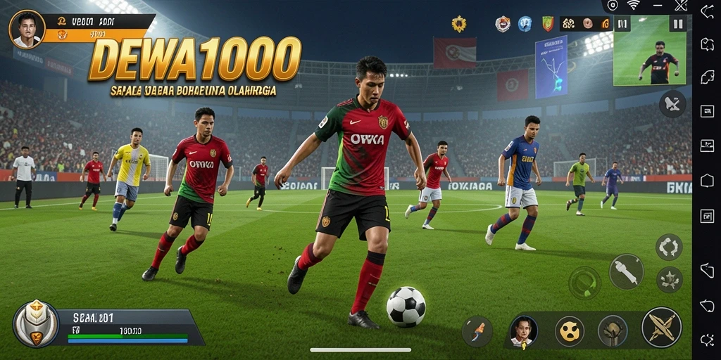 Tampilan gameplay DEWA1000 yang menarik dan realistis.