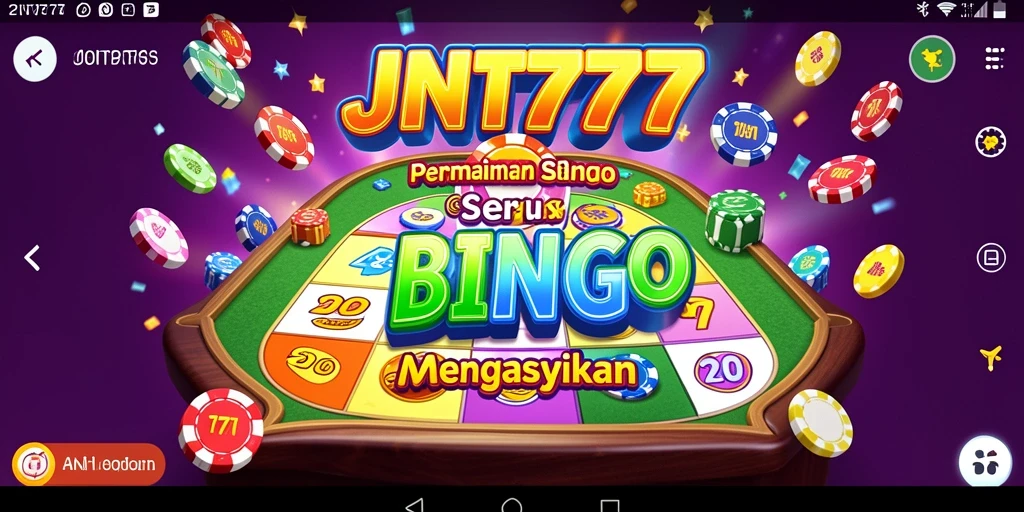 Tampilan seru saat bermain Bingo di JNT777.