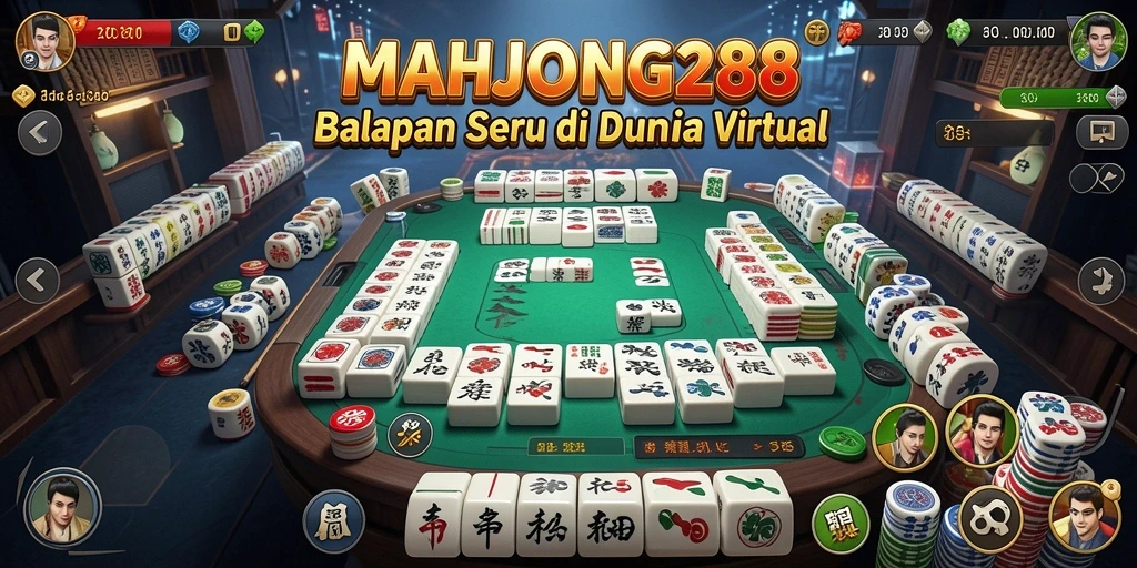 Screenshot MAHJONG288 menunjukkan momen balapan yang mendebarkan.