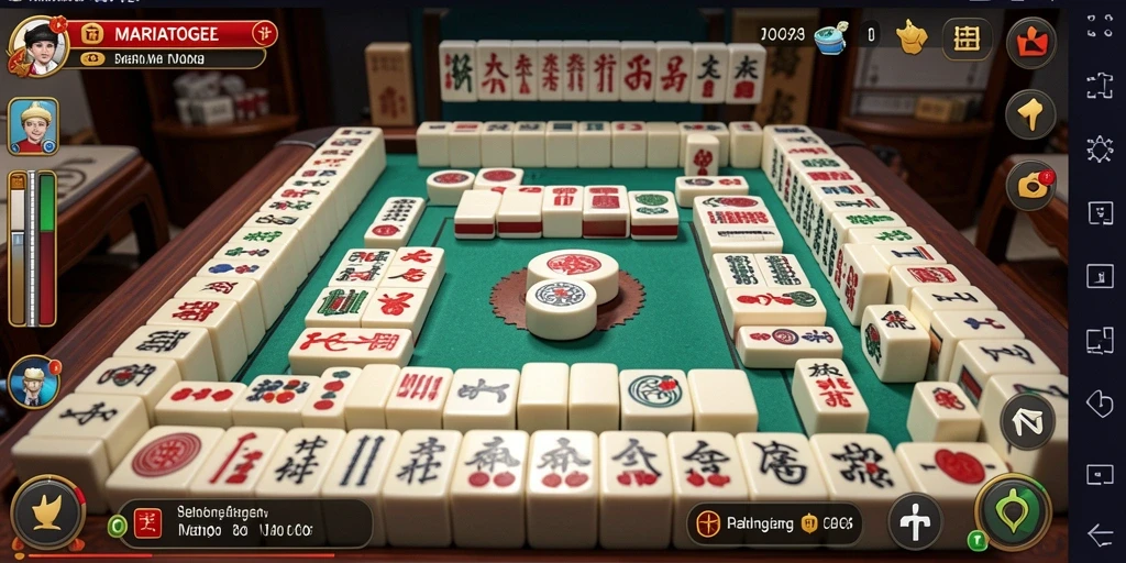 Screenshot MARIATOGEL menampilkan aktivitas gameplay Mahjong yang menyenangkan.