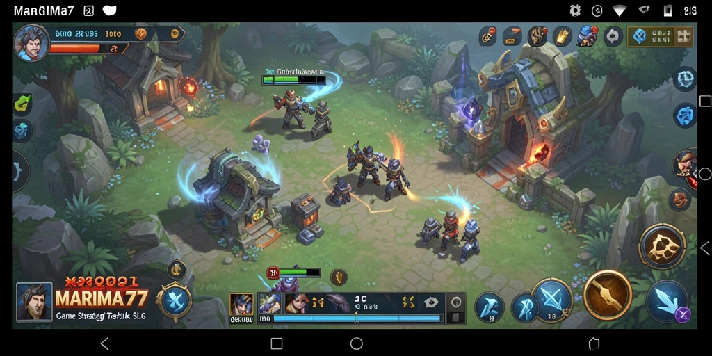 Tampilan gameplay seru dan mendalam di MARIMA77.