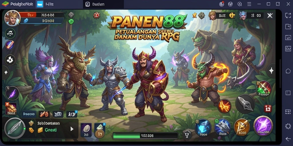 Tampilan gameplay seru dan mendebarkan dalam PANEN88.