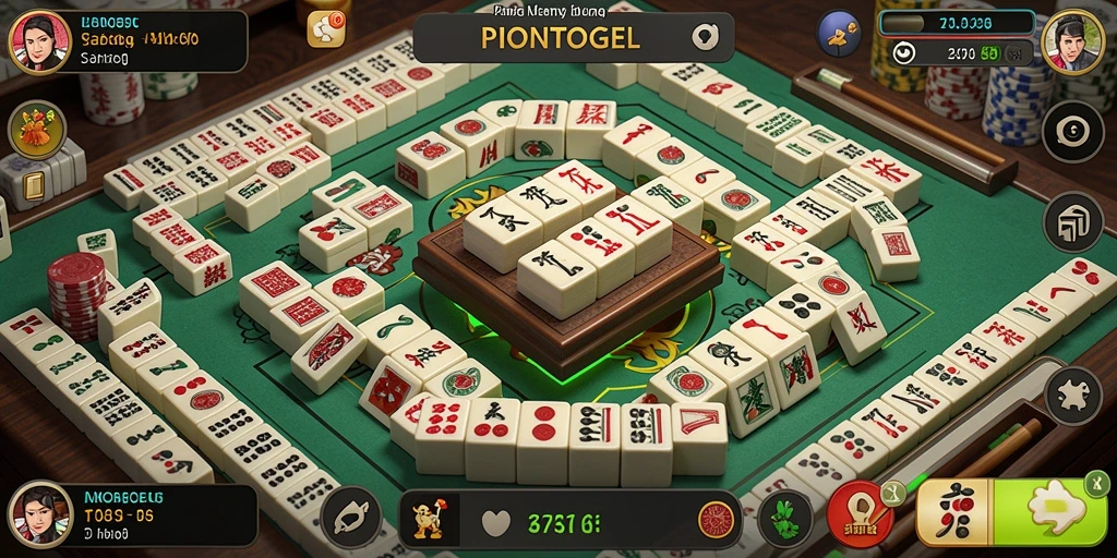 Gameplay menarik Mahjong di PIONTOGEL yang menantang.