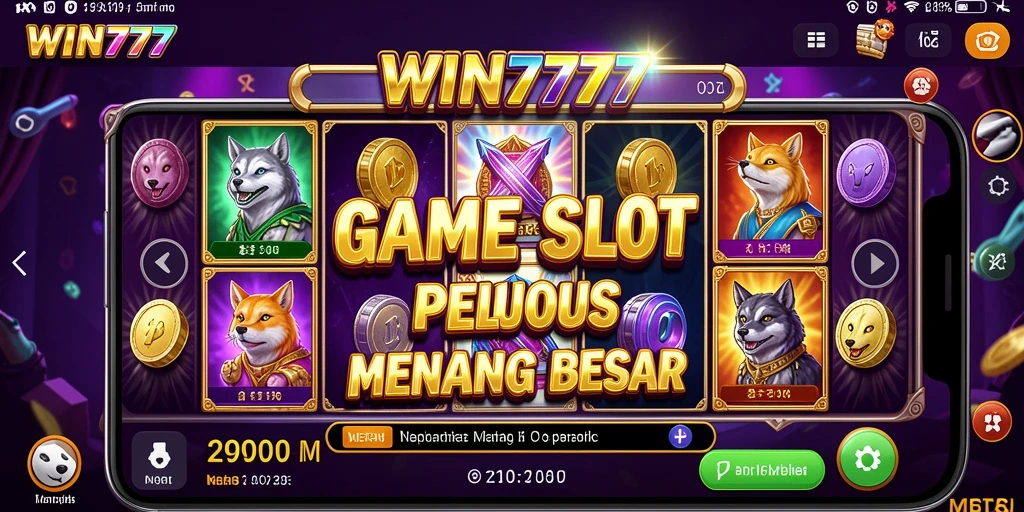 Tampilan menakjubkan dari gameplay Slot WIN777 dengan warna-warna cerah.